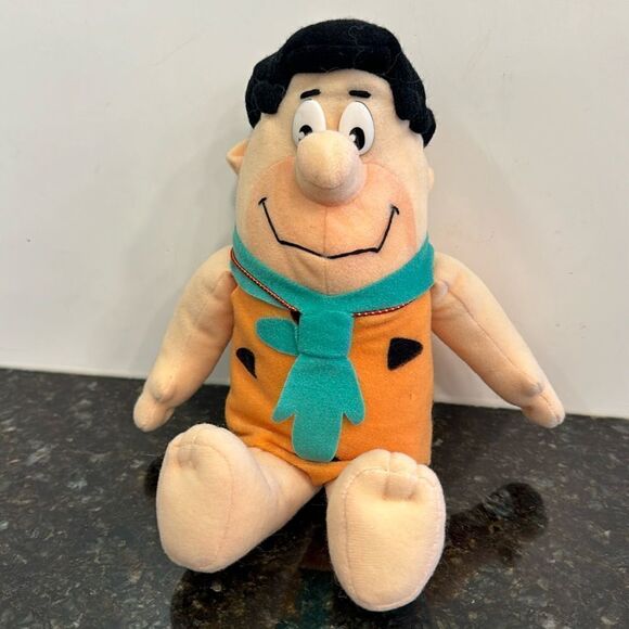 The Flintstones Fred Flintstone Plush Doll Hanna Barbera. Size 10” - Picture 1 of 7